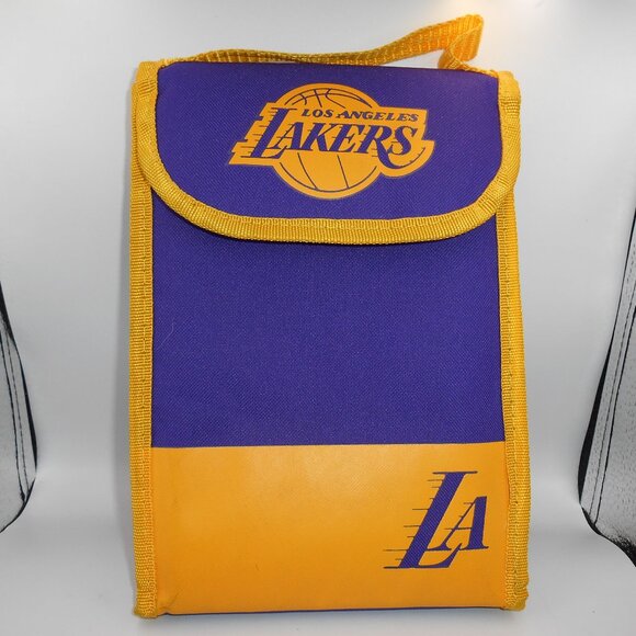 PURPLE AND YELLOW LAKERS LUNCH BAG - Picture 1 of 9